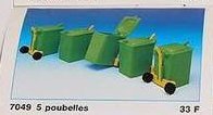 Playmobil - 7049 - 5 Recycling bins