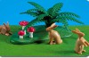Playmobil - 7075 - Fern, Toadstool, 3 Hares