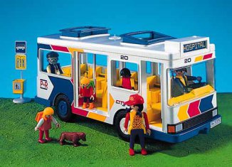 Playmobil - 7151 - City Bus & Bus Stop