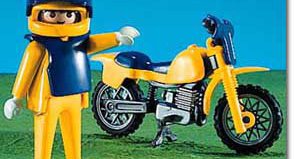 Playmobil - 7195 - Off-Road Motorcycle, Yellow