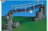 Playmobil - 7271 - suspension bridge + rocks / grey
