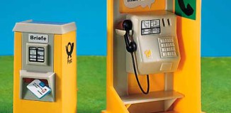 Playmobil - 7313 - Cabine téléphonique et boîte postal