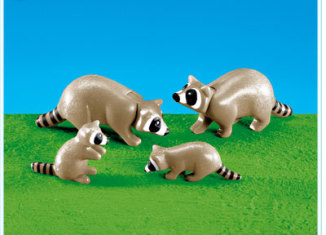 Playmobil - 7365 - Famille raton laveur