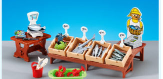 Playmobil - 7455 - Mobiliario de pescadería