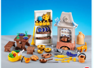 Playmobil - 7469 - Mobiliario de cocina de castillo