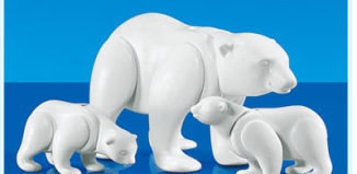 Playmobil - 7580 - Polar Bear w/2 Cubs