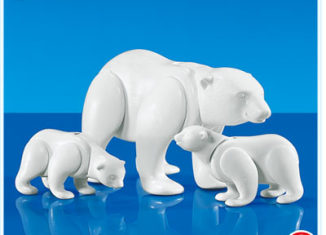 Playmobil - 7580 - Polar Bear w/2 Cubs - Detail Playmobil - 7580 - Polar Bear w/2 Cubs