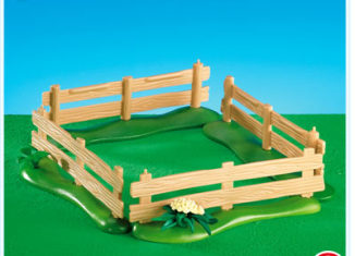 Playmobil - 7899 - Holzzaun braun mit Wiese
