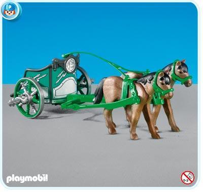 Roman horse-drawn chariot NEW white/blue/gold Playmobil History themes 