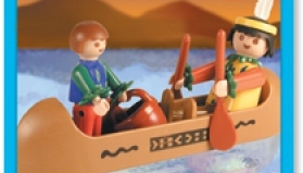 Playmobil - 9607-ant - Indian Canoe