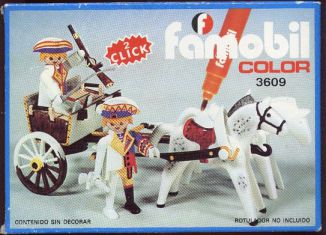 Playmobil - 3609-fam - Rotröcke mit Kutsche