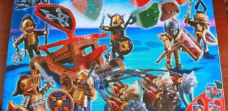 Playmobil - 5001 - Wolfsritter-Truppe mit Katapultgespann