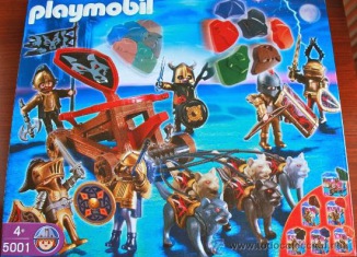 Playmobil - 5001 - Wolfsritter-Truppe mit Katapultgespann