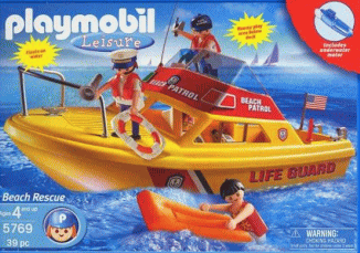 Playmobil - 5769-usa - Lancha costera de playas