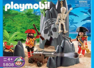 Playmobil - 5808-usa - skull hideout