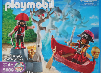 Playmobil - 5809-usa - dingui de los piratas