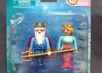Playmobil - 5823-usa - King Neptune and Mermaid Pack
