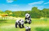 Playmobil - 6652 - 2 Pandas mit Baby