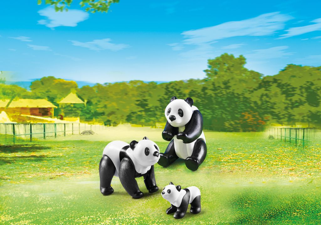 PLAYMOBIL 70353 2 Pandas mit Baby 