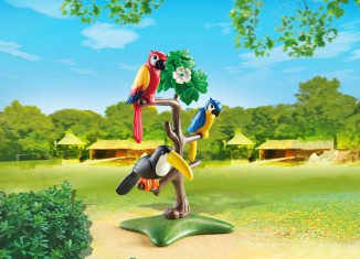 Playmobil - 6653 - Parrots and toucan in a tree