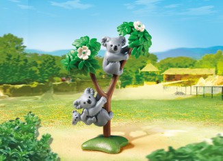 Playmobil - 6654 - 2 Koalas with Baby