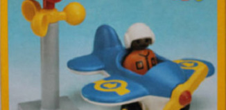 Playmobil - 6707v1 - Plane With Dark Pilot