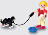 Playmobil - 6809-bel - Girl with dog