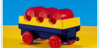 Playmobil - 7649 - 1.2.3 Cargo Train Car