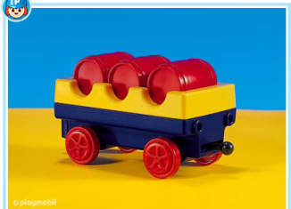 Playmobil - 7649 - 1.2.3 Cargo Train Car