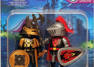 Playmobil - 5856-usa - Helmeted Knights Duo Pack