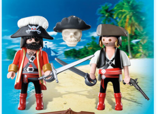 Playmobil - 5945-usa - duo-pack piratas y calavera