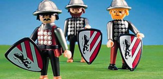 Playmobil middle ages-red feather pirate knight 3265 3482 3382 3550 l8141 