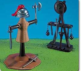 Playmobil - 7188 - Knights' Training Dummy & Weapons