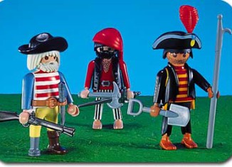 Playmobil - 7228 - 3 piratas