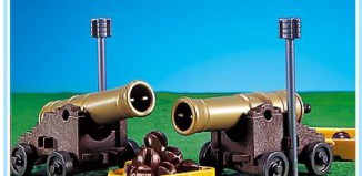 Playmobil - 7335 - 2 cañones para barco pirata