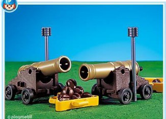 Playmobil - 7335 - 2 cañones para barco pirata
