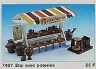 Playmobil - 7407 - Market Stand with Pottery