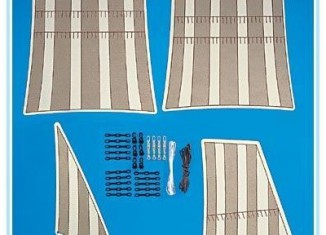 Playmobil - 7614 - replacement sails for pirate ship (3940)