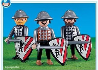 Playmobil - 7664 - 3 Black Lion Knights