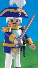 Playmobil - 7666 - captain of the bluecoat guards