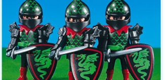 Playmobil - 7669 - 3 Green Dragon Knights