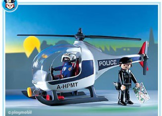 Playmobil - 7680 - Hélicoptère de Police