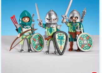 Playmobil - 7973 - 3 Caballeros Dragón verde
