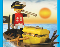 Playmobil - 1-3570-ant - Pirate with Boat