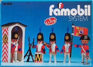 Playmobil - 3281-fam - Wache der Rotröcke