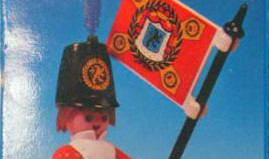 Playmobil - 3388-esp - redcoat guard / flag