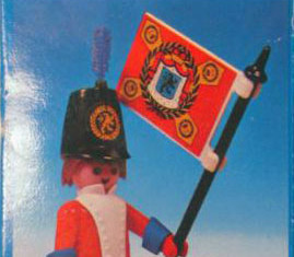 Playmobil - 3388-esp - redcoat guard / flag - Detail Playmobil - 3388-esp - redcoat guard / flag