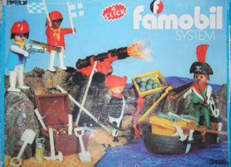 Playmobil - 3480-fam - 4 pirates
