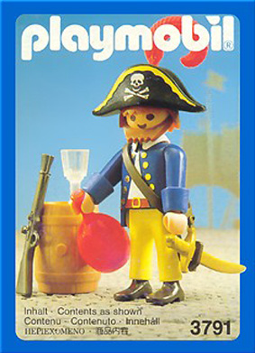 Playmobil 3791 - Pirate with barrel - Box