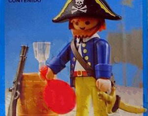 Playmobil - 3791-ant - Pirat mit Fass